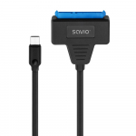 SAVIO AK-69 adapter USB-C 3.1 Gen 1 (M) - SATA (F) 2,5-tollistele k&otilde;vaketastele