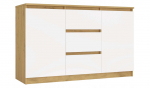 ARTISAN 2-DOOR 3-DRAWER CHEST OF DRAWERS/WHITE