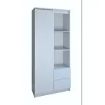 Topeshop RS-80 BILY BIEL kontori raamaturiiul