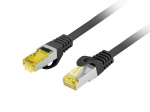 Patchcord cat.6a S/FTP LSZH CU 2m fluke passed black