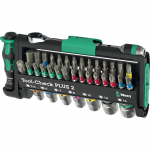 Wera Tool-Check PLUS 2, bit set black/green, 39 pieces, including 1/4" bit ratchet