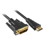 Sharkoon Adapter HDMI -> DVI-D (24+1) black 3,0m