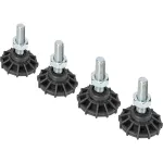 Digitus Nivellierf&uuml;sse f&uuml;r Netzwerk- und Serverschr&auml;nke 4er Pack