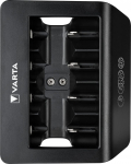 Varta LCD Universal Charger+, charger (black, charges up to 4 AA, AAA, C, D or 1x 9V)