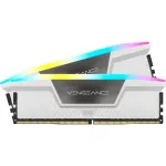 Corsair DDR5 - 32GB - 6400 - CL - 36 (2x 16 GB) dual kit, RAM (white, CMH32GX5M2B6400C36W, Vengeance RGB, INTEL XMP)