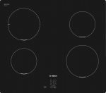 Bosch Serie 2 PUG611AA5E pliidiplaat must t&ouml;&ouml;pinnale, 60 cm, induktsioonpliidiplaat 4 tsooniga