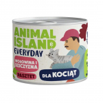 ANIMAL ISLAND Everyday veise- ja ulukilihaga kassipoegadele m&otilde;eldud m&auml;rgtoit - 185g