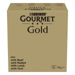 PURINA GOURMET GOLD kassidele m&otilde;eldud m&auml;rgtoit (4 maitset) - 96x85g