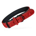 ZOLUX Komfort Leather, red color &ndash; dog collar &ndash; 50cm