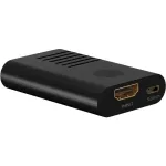 goobay HDMI signal amplifier 4K @ 60Hz, HDMI extension (black)