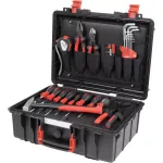 Wiha tool case Basic L mechanic (black/red, 36 pieces, with case)