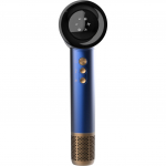 Cecotec IoniCare RockStar Nano IonTech, hair dryer blue/gold, 1600 watts