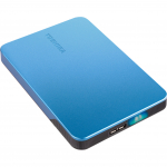 Toshiba Storage Canvio Flex 1TB, external hard drive (blue (glossy), USB-C / USB-A)