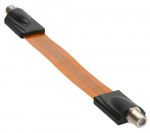 goobay - adapter do okna na kabel satelitarny LNB - brązowy - 180mm