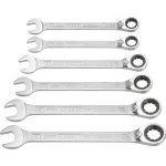 Hazet ratchet ring spanner set 6 pieces - 606 / 6-1
