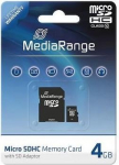 Media Range 4 GB microSD, memory card&nbsp;(black, Class 10)