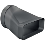 Bosch adapter piece HEZ9VDSI0, 150mm, tube (black, round>flat, male)