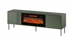 Cama RTV kapp EF + kamin must TRESSE 180x40x54.5 matt roheline