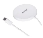 AUEKY Aircore Magnetic LC-A1 juhtmevaba magnetiline laadija QI USB-C 15W valge