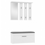 PARMA kapp 100x35x180 cm, valge