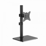 Gembird MS-D1ST-03 monitori lauaalus, t&auml;isliikumisega, 17"-32", must
