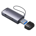 Card reader USB 3.0 SD + microSD grey
