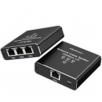 Splitter Ethernet mini SWITCH 1x3 RJ45 USB C