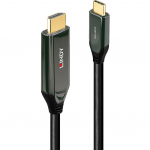 Lindy Converter HDMI 4K80 > DisplayPort 1.4 (black, 16cm)