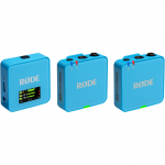 Rode Microphones Wireless GO (Gen 3), microphone light blue