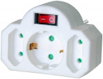 Brennenstuhl Adapterstecker Euro 2+ 1 z On/Off