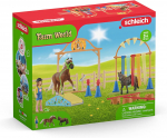Schleich Farm World Pony Agility Training, play figure
