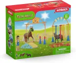 Schleich Farm World Pony Agility Training, play figure