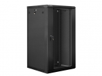 Lanbergi seinale kinnitatav rack-kapp 19'' 22U 600x600mm must (klaasuksega)