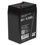 Green Cell AGM15 UPS-i aku Suletud pliiaku (VRLA) 6 V 4 Ah