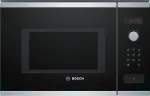 Bosch Serie 4 BFL553MS0 mikrolaineahi Sisseehitatud kombineeritud mikrolaineahi 25 L 900 W Must, Roostevaba teras