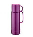 ROTPUNKT Glass thermos, capacity 0.750 l, shiny grape (bishop's purple)