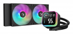 DeepCool LQ240 protsessori vedelikjahutuskomplekt 12 cm must 1 tk