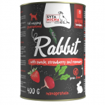 SYTA MICHA Chef Rabbit m&auml;rg koeratoit naeris, maasikas ja rosmariiniga - 400g