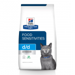HILL'S PRESCRIPTION DIET Feline d/d kuivtoit kassidele pardi ja hernestega 1,5 kg