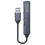 SAVIO jaotur AK-70 USB-A - 3 &times; USB-A 2.0, 1 &times; USB-A 3.1 GEN 1, 4-&uuml;hes, 5 Gbps