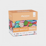 Marioinex Mini Waffle building blocks, 200 pieces in pastel colours