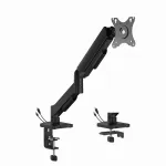 Gembird MA-DA1U-01 reguleeritav lauaekraani kinnitusvars USB-portidega, 17&rdquo;-32&rdquo;, must