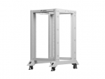 Open rack stand 19 inches 18U 600x800 grey