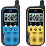 VTech Kidi Talkie, Walkie-Talkie (blue / yellow, 2 pieces)