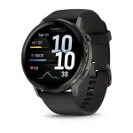 Garmin Venu 4 3,56 cm (1,4") AMOLED 45 mm Digitaalne 454 x 454 pikslit Puuteekraan Must WiFi GPS (satelliit)