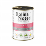 DOLINA NOTECI Premium - rikkalikult vasikaliha ja roheliste hernestega - m&auml;rg koeratoit - 400g