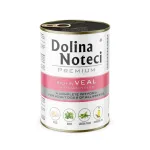 DOLINA NOTECI Premium - rikkalikult vasikaliha ja roheliste hernestega - m&auml;rg koeratoit - 400g