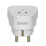 SAVIO AP-01 reisiadapter, USA pistik &ndash; EL pistik