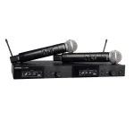 Shure SLXD24DE/SM58-G59 - dual digital wireless system with two transmitters/handheld microphones (470 - 514 MHz)