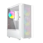 Gembird Fornax 4000W ARGB gaming ATX computer case, Midi Tower, backlight, White